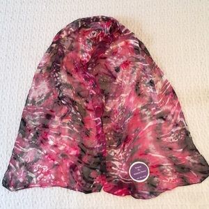 Mataline Deane Silk & Rayon Designer Scarf NWT